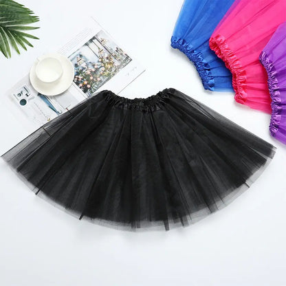 Fashion Women Tutus Skirt Classic Pleated Dance Tutu Skirts Female Lolita Petticoat Party Puffy Skirts Ballet Skirts