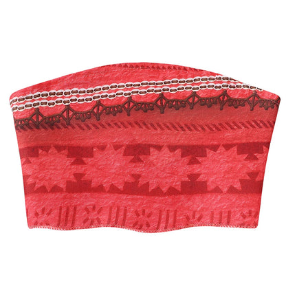 Girl Moana Vaiana Costume Children Princess Dress Summer Beach 2PCS Set Cosplay Clothing Christmas Carnival Halloween 2-12T