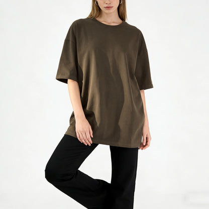 LEGIBLE Summer short sleeve T-Shirt  Women Tee Shirt  Loose Solid Basic T Shirt Women Casual O-neck Hipster Tshirt Top