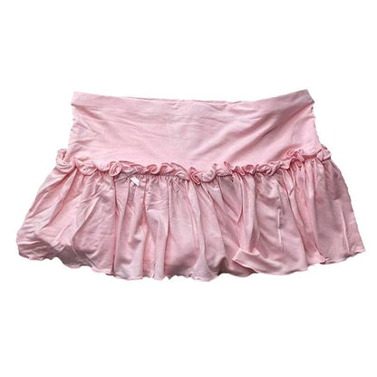 Women's Skirt Fashion Streetwear Pink Polka Dot Pattern Sports Casual Style vintage Y2K Emo Girls Sweet Harajuku Cute Slim Skirt