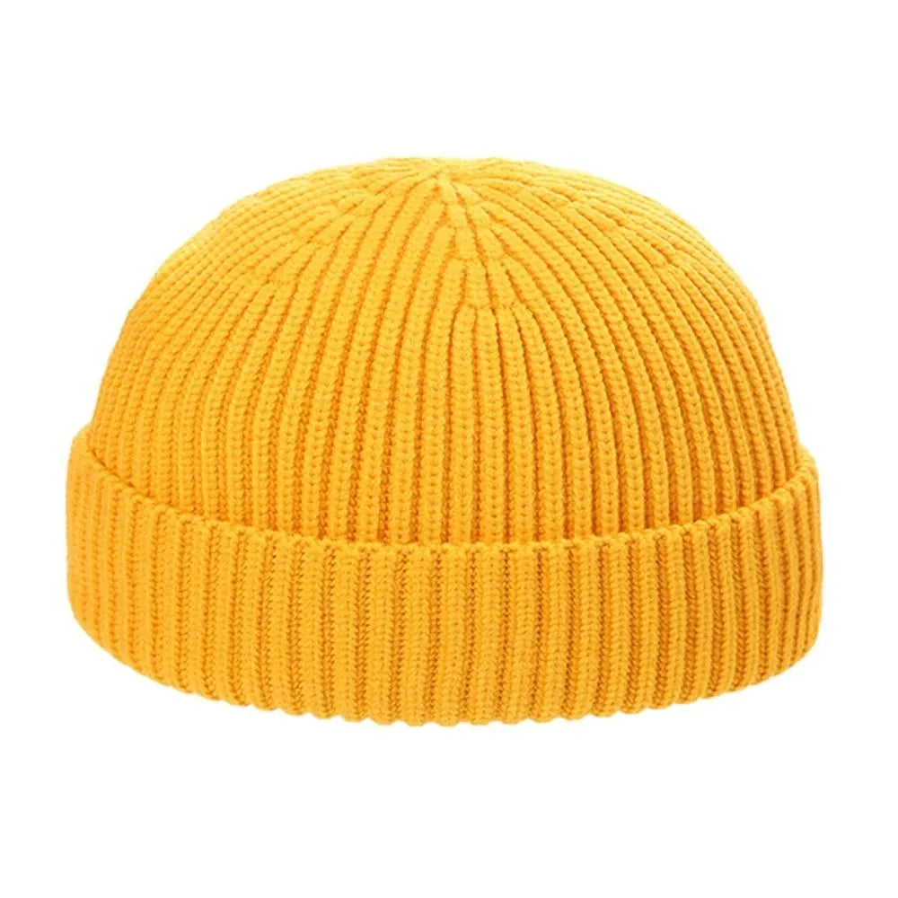 Winter Warm Beanies Women Men Knitted Hats Boys Girls Skullies Hat Casual Elastic Hip Hop Hat Solid Color Unisex Autumn SkullCap