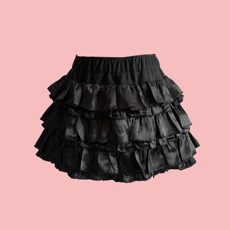 Women's Skirt Fashion Streetwear Pink Polka Dot Pattern Sports Casual Style vintage Y2K Emo Girls Sweet Harajuku Cute Slim Skirt