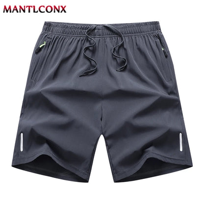 Summer Loose Sports Shorts Board Shorts Outdoor Running Jogging Gym Fitness Casual Short Pants Men Quick Dry Bottom Black M-4XL