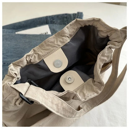 HOMEFISH Large Capacity Versatile Shoulder Bag for Women's Summer Popular Lightweight Crossbody Bag Minimalist Tote Handbag