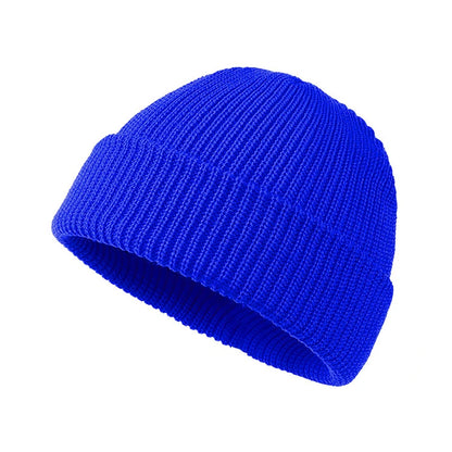 Rimiut Knitted Hat for Men & Women Caps Wool Fashion Simple Warm Skullies Beanies Solid Autumn Winter Beanie Cap Trendy Style