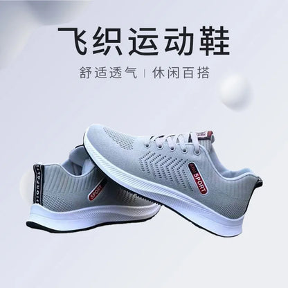 Men Vulcanized Walking Running Shoes Unisex Casual Lightweight Tennis Shoes Athletic Sports Shoes Breathable Fashion Sneakers
