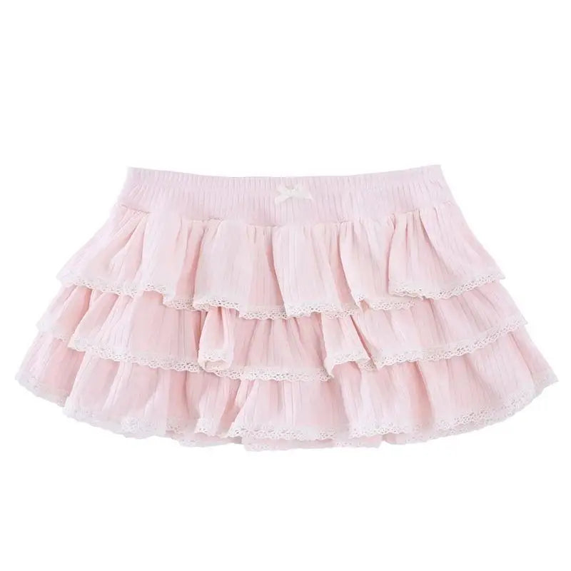 Women's Skirt Fashion Streetwear Pink Polka Dot Pattern Sports Casual Style vintage Y2K Emo Girls Sweet Harajuku Cute Slim Skirt