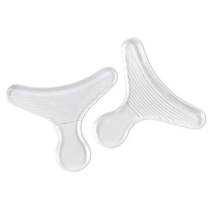 T-Shaped Silicone Heel Pads for Women Shoes Inserts Feet Heel Pain Relief Reduce Size Filler Cushion Padding High Heels Lining