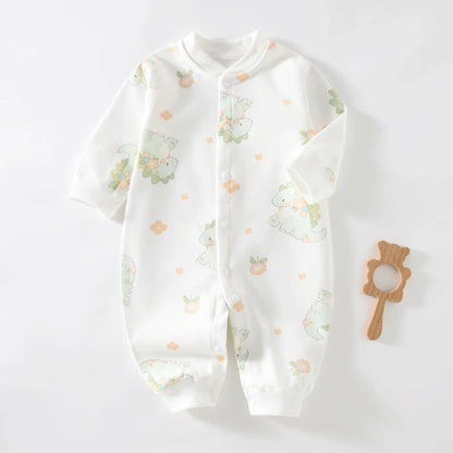 Autumn Baby Clothes Newbron Spring 100 Cotton Underwear Newborn Onesie Romper Long Sleeve Loungewear Outfit Bodysuit & One Piece