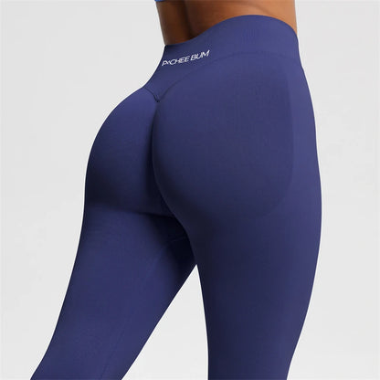 2026 Bum Shaping Leggings Impact Women Seamless Sports Yoga Pants Low Ribbed Band Gym clothes Fitness Workout Scrunch Butt Tight