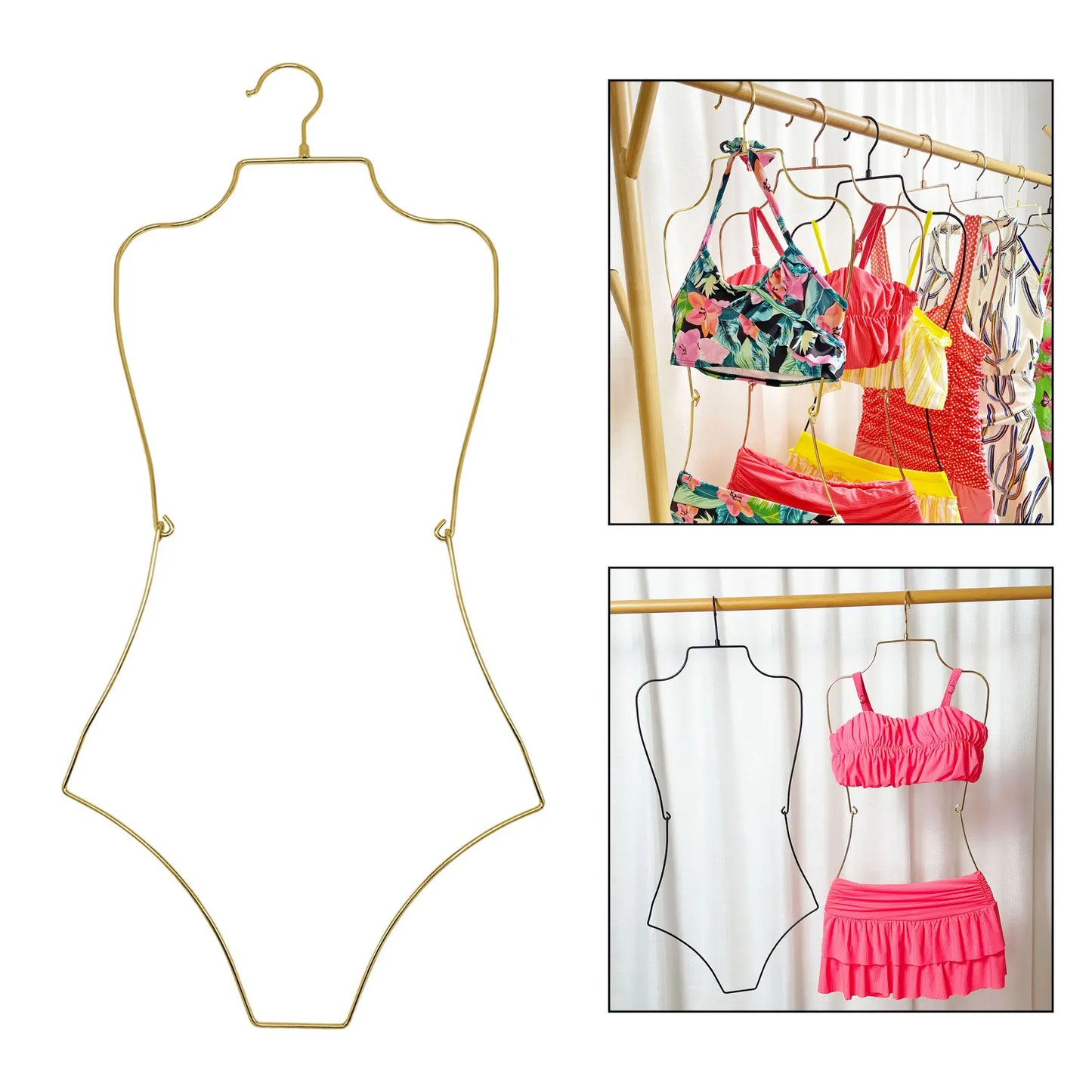 Swimsuit hanger lingerie hanger display hanger, body shape display rack bikini
