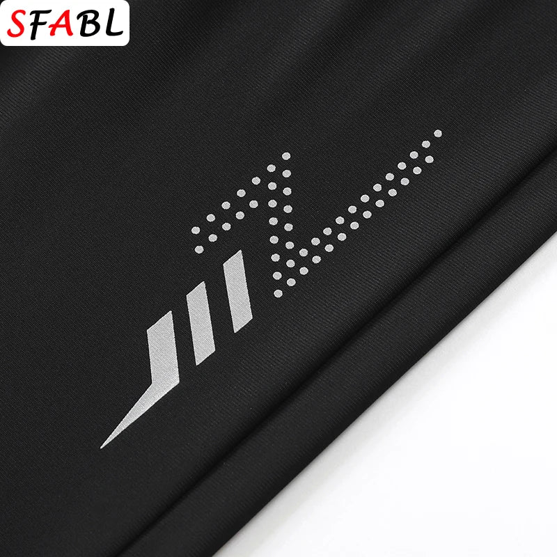 Summer Loose Sports Shorts Board Shorts Outdoor Running Jogging Gym Fitness Casual Short Pants Men Quick Dry Bottom Black M-4XL