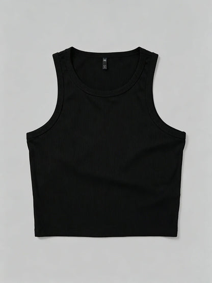 Summer Y2K Push-Up Tank Top Seamless Sporty Sexy Corset Style Casual Women's Mallas Top