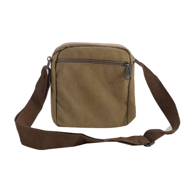 Men's Shoulder Bag Business Leisure Large Capacity Portable Handbag Zipper Multi Layer Waterproof Summer Male's Crossbody Bags