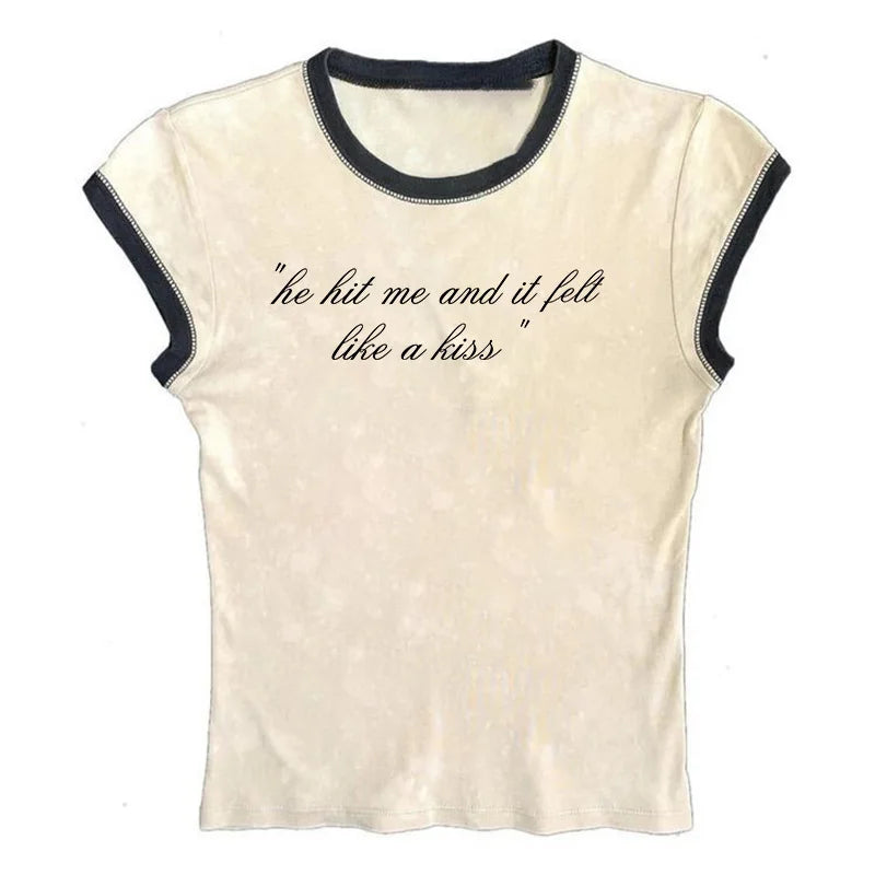 Punk Grunge Camisole Tops Streetwear Women's Sleeveless Corset Letter Print Cute Crop Tops Y2k Clothes Gothic Fairycore Tank Top