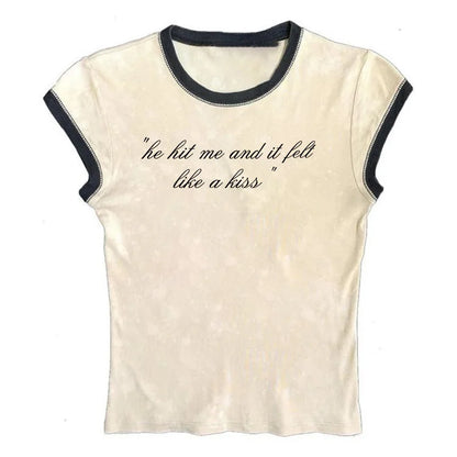 Punk Grunge Camisole Tops Streetwear Women's Sleeveless Corset Letter Print Cute Crop Tops Y2k Clothes Gothic Fairycore Tank Top
