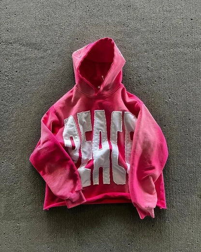 American Double-Sided Plaid Loose Zipper Hoodie Men Y2K New Harajuku Hip-Hop Gothic Couple Casual Joker Sweatshirt Street Wear