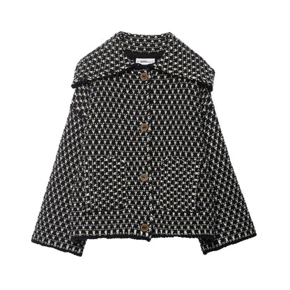 Korean style women's autumn and winter 2025 new loose and slimming casual knitted cardigan temperament jacket