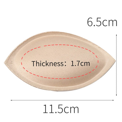 1pair Sponge Inserts In Bra Padded for Swimsuit Breast Push Up Fill Brassiere Breast Patch Pads Women Intimates Accessories