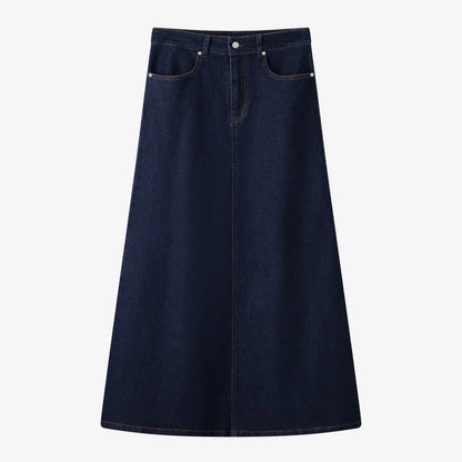 AS SS26  stretch denim skirt fashion lady wear elastic fabric ( waist expands about 2-3cm)