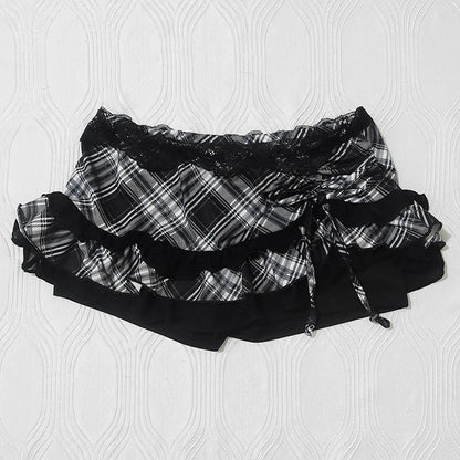 Women's Skirt Fashion Streetwear Pink Polka Dot Pattern Sports Casual Style vintage Y2K Emo Girls Sweet Harajuku Cute Slim Skirt