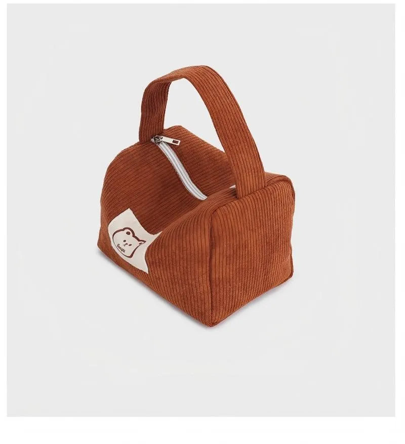 HomefishCosmetic Bags for Plush Cute Handbag Summer Fashion Soft Comfortable Large Capacity Trendy Handbag for Women With Handle