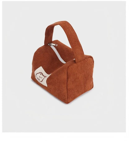 HomefishCosmetic Bags for Plush Cute Handbag Summer Fashion Soft Comfortable Large Capacity Trendy Handbag for Women With Handle