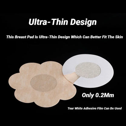 Disposable Bag/Metal Box Chest Stickers Seamless Breathable Self-Adhesive Comfortable Invisible Coverage Nipple Cover Women
