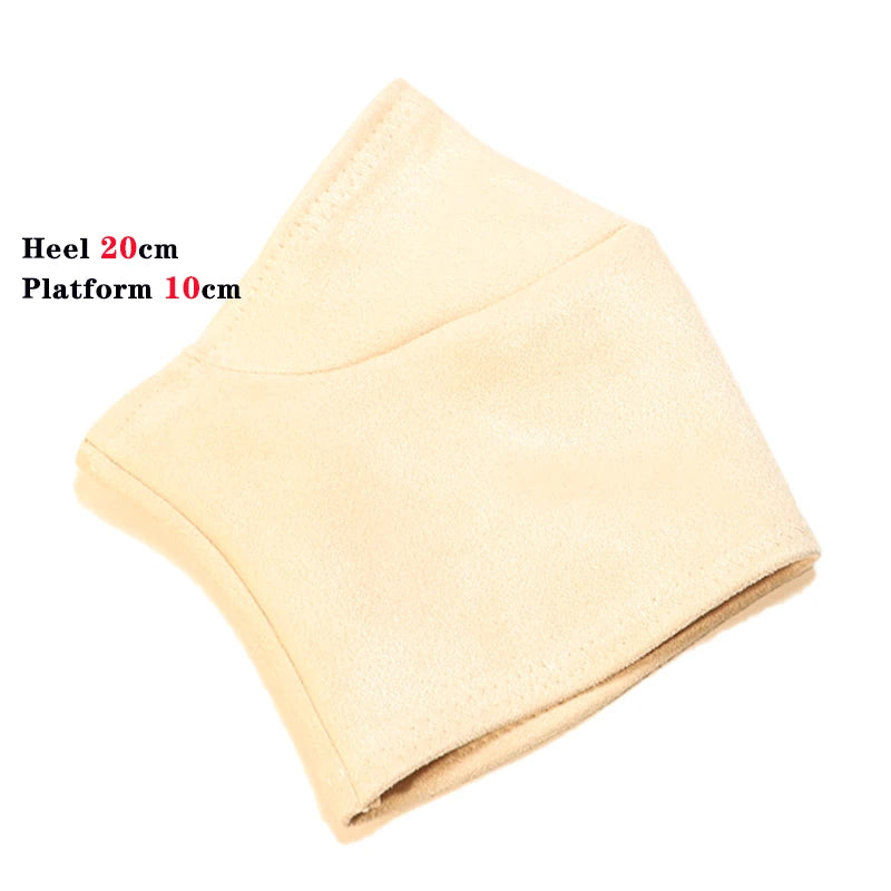 Boot Protective Cover Suede Surface Pole Dance Boots Cover 20cm High Heels 10cm Platform  Strong Wear-resistant Shoe Cover