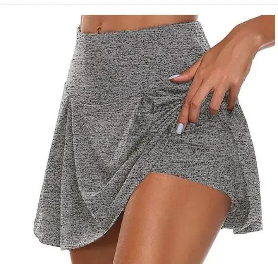 1 Pieces Quick Drying Women's Yoga Shorts High Waist New Sports Tennis Dance Fitness Running Cycling Fitness Gym Short Skirt