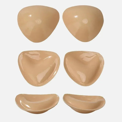 New Thick Double Sided Sticky Bra Inserts Push Up Enhancers for Women's Swimsuits Bikinis