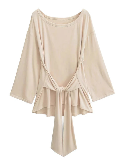 Sexy Thin See Through Long sleeve Oversize T shirt Women Bandage Off shoulder Top Female Basic Long Tees Korean Chic Lady New