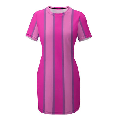 Stephanie LazyTown Original and Movie Costume Short Sleeved Dress summer dress womens 2025 Dress women