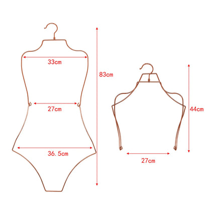 Swimsuit hanger lingerie hanger display hanger, body shape display rack bikini