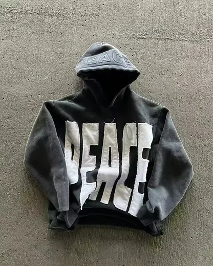 Korean Fashion Simple Gray Double Sided Oversized Zipper Hoodie Women Y2K New Harajuku Gothic Casual Joker Couple Sweatshirt