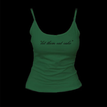 Punk Grunge Camisole Tops Streetwear Women's Sleeveless Corset Letter Print Cute Crop Tops Y2k Clothes Gothic Fairycore Tank Top