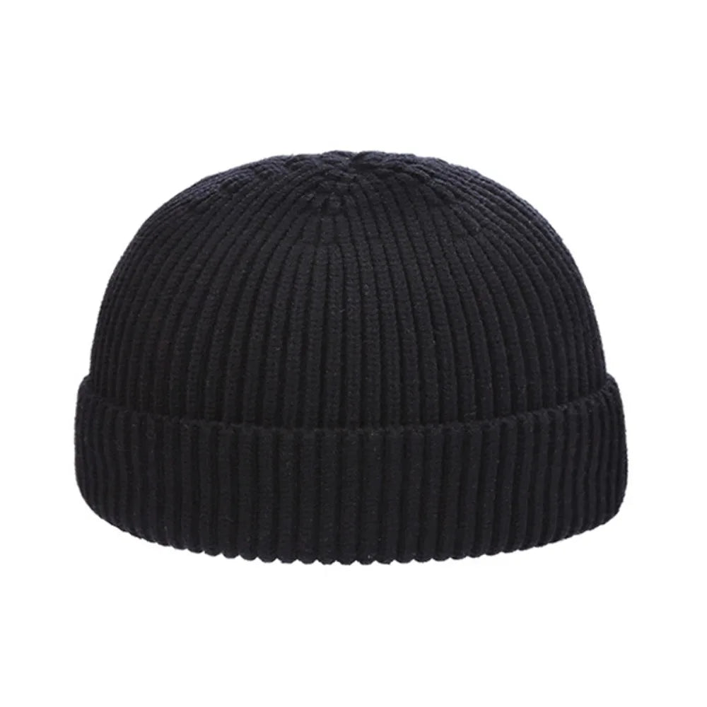 Winter Warm Beanies Women Men Knitted Hats Boys Girls Skullies Hat Casual Elastic Hip Hop Hat Solid Color Unisex Autumn SkullCap