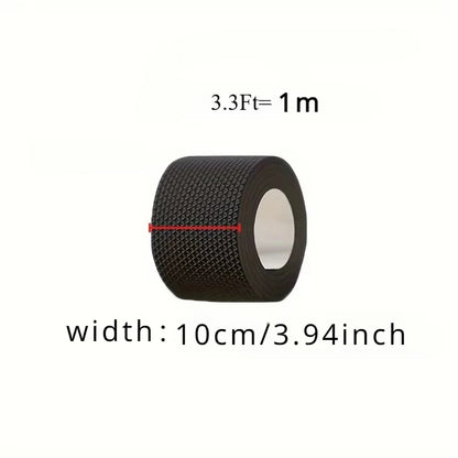 Self adhesive sole repair tape - anti slip, noise reducing protective film for high heels, sports shoes, and sandals