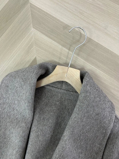 Tossy Fox Fur Wool Overcoat Women's Short Coat Office Lady Elegant Double-sided Woolen Coat 2025 New Cardigan Jackets Loose Wool