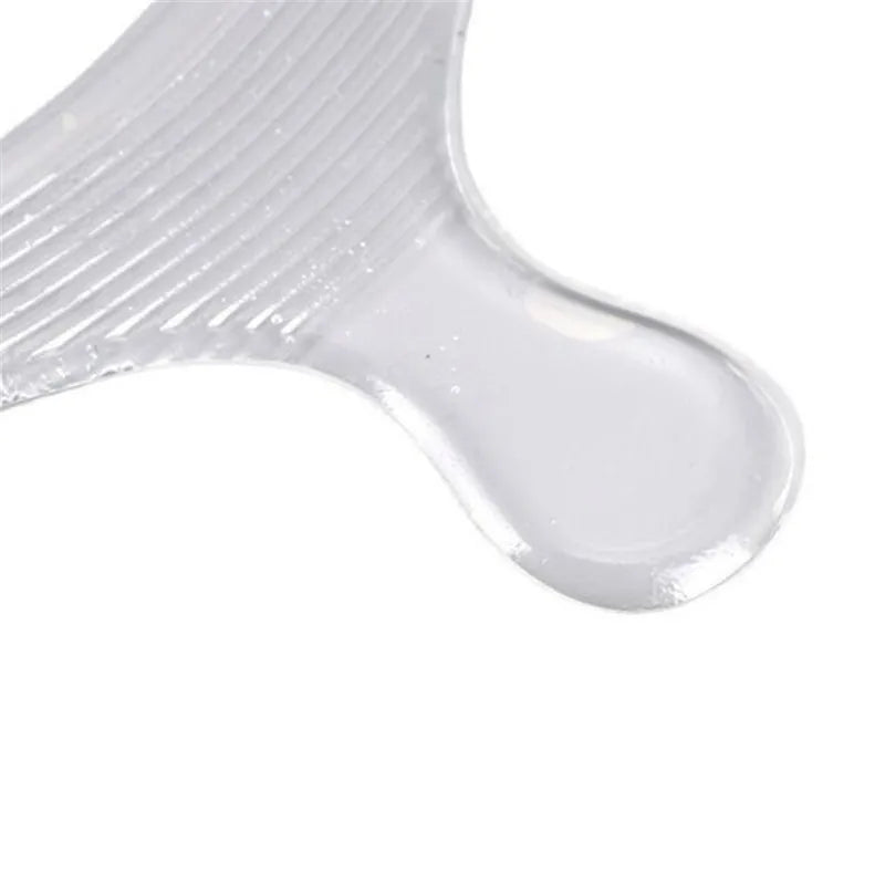 T-Shaped Silicone Heel Pads for Women Shoes Inserts Feet Heel Pain Relief Reduce Size Filler Cushion Padding High Heels Lining