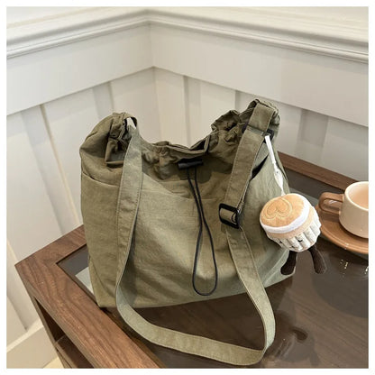 HOMEFISH Large Capacity Versatile Shoulder Bag for Women's Summer Popular Lightweight Crossbody Bag Minimalist Tote Handbag