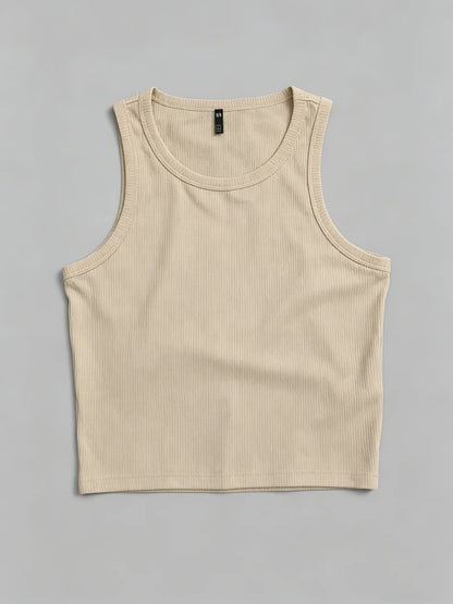 Summer Y2K Push-Up Tank Top Seamless Sporty Sexy Corset Style Casual Women's Mallas Top
