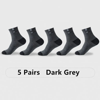 5/10/20 Pairs Breathable Fiber Light Business Absorb Sweat Deodorant Men Tube Ankle Nonslip Socks For Spring Summer And Autumn