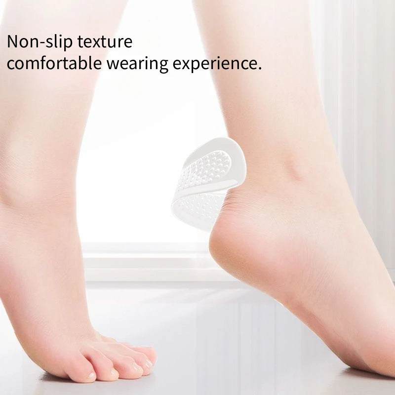 Quality Silicone Heel Protectors Womens Shoes Heel Cushion Foot Care Products Shoe Pads for High Heels Adjustable Size Insoles