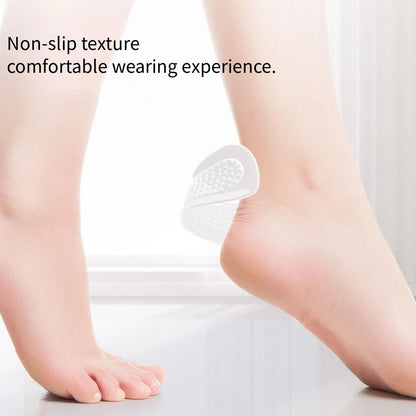Quality Silicone Heel Protectors Womens Shoes Heel Cushion Foot Care Products Shoe Pads for High Heels Adjustable Size Insoles