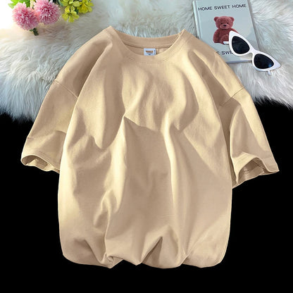 LEGIBLE Summer short sleeve T-Shirt  Women Tee Shirt  Loose Solid Basic T Shirt Women Casual O-neck Hipster Tshirt Top