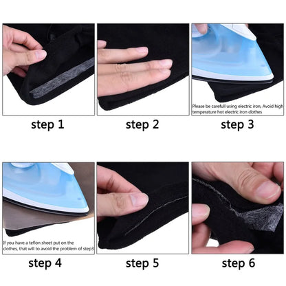 65Yard Fabric Fusing Tape Adhesive Iron on Hem Tape Double-side Interlining For Pants Curtains Clothes Pillow Case DIY Sewing