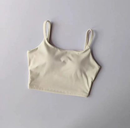 High-end Sports Bra Gym Camisole Fixed Pad Push-up Sports Underwear Women's Strapless Beauty Back Training Fitness Bra Yoga Bra