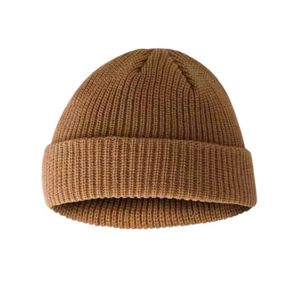 Winter Warm Beanies Women Men Knitted Hats Boys Girls Skullies Hat Casual Elastic Hip Hop Hat Solid Color Unisex Autumn SkullCap