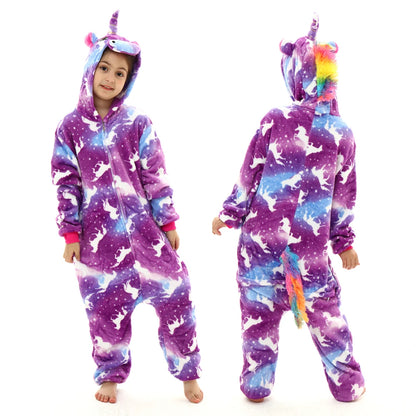 boys girls stitch kigurumi pajamas children winter flannel onesies kids panda tigger dinosaur pijama baby blanket sleepers